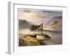 Der Mauseturm in the Rhein, The Subject of Legend-N. Astudin-Framed Art Print