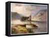 Der Mauseturm in the Rhein, The Subject of Legend-N. Astudin-Framed Stretched Canvas