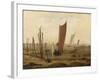 Der Morgen (Ausfahrende Boote). Nach 1815-Caspar David Friedrich-Framed Giclee Print