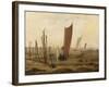 Der Morgen (Ausfahrende Boote). Nach 1815-Caspar David Friedrich-Framed Giclee Print