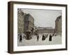 Der Neue Markt, the New Market, Vienna, Watercolour; 1832-Rudolph von Alt-Framed Giclee Print