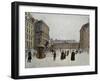 Der Neue Markt, the New Market, Vienna, Watercolour; 1832-Rudolph von Alt-Framed Giclee Print