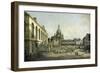 Der Neumarkt Zu Dresden, Vom Juedenhofe Gesehen, 1749-Bernardo Bellotto-Framed Giclee Print