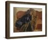 Der Pelz des Kuenstlers, um 1845-Adolph von Menzel-Framed Giclee Print