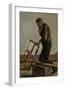 Der Philosphierende Arbeiter (The Philosophising Workman), 1884-Hodler Ferdinand-Framed Giclee Print