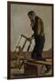 Der Philosphierende Arbeiter (The Philosophising Workman), 1884-Hodler Ferdinand-Framed Giclee Print