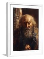 Der Rabbi Von Baghdad, C.1851-Adolph Friedrich Erdmann von Menzel-Framed Giclee Print