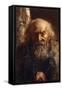 Der Rabbi von Baghdad-Adolph Menzel-Framed Stretched Canvas