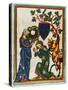 Der Schenk Von Limburg, Ministerial Swabian (Mid 13th Century) Says Goodbye to His Lady before…-null-Stretched Canvas