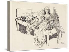 Der Schutz Engel, 1905-Carl Larsson-Stretched Canvas