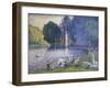 Der See im Bois de Bologne. Le Lac du Bois de Boulogne. 1899-Henri Edmond Cross-Framed Giclee Print