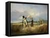 Der Sonntagsspaziergang (The Sunday Walk), 1841-Carl Spitzweg-Framed Stretched Canvas
