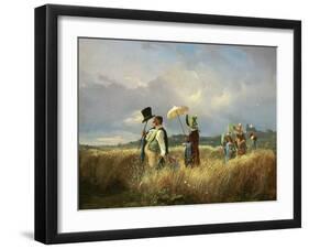 Der Sonntagsspaziergang (The Sunday Walk), 1841-Carl Spitzweg-Framed Giclee Print