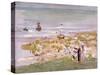 Der Strand, Scheveningen, 1900 (Oil on Board)-Max Liebermann-Stretched Canvas