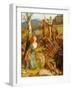 Der Sturz des Rostigen Ritters. The Overthrowing of the Rusty Knight-Arthur Hughes-Framed Giclee Print