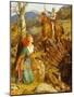 Der Sturz des Rostigen Ritters. The Overthrowing of the Rusty Knight-Arthur Hughes-Mounted Giclee Print