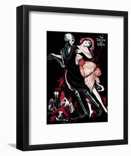 Der Totentanz, (aka the Dance of Death), English Language Poster Art, Sascha Gura, 1919-null-Framed Art Print