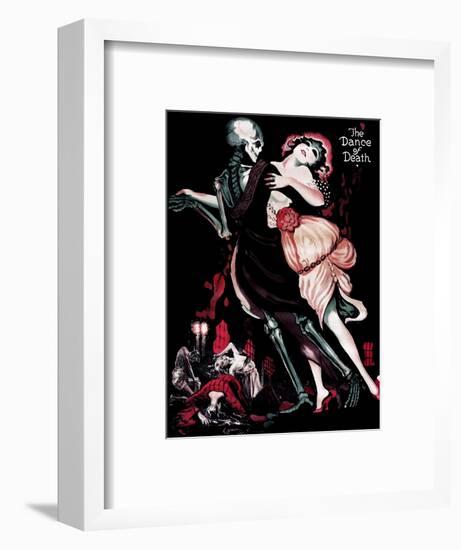 Der Totentanz, (aka the Dance of Death), English Language Poster Art, Sascha Gura, 1919-null-Framed Art Print