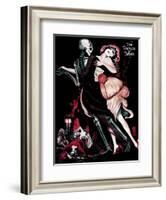 Der Totentanz, (aka the Dance of Death), English Language Poster Art, Sascha Gura, 1919-null-Framed Art Print