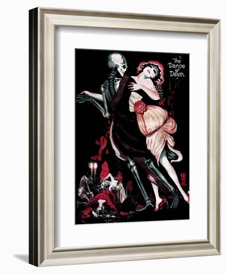 Der Totentanz, (aka the Dance of Death), English Language Poster Art, Sascha Gura, 1919-null-Framed Art Print