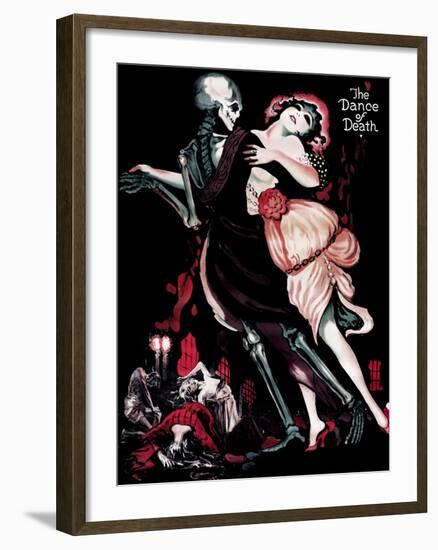 Der Totentanz, (aka the Dance of Death), English Language Poster Art, Sascha Gura, 1919-null-Framed Art Print