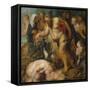 Der Trunkene Silen-Peter Paul Rubens-Framed Stretched Canvas