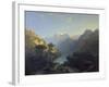 Der Urnersee, 1849-Alexandre Calame-Framed Giclee Print