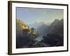 Der Urnersee, 1849-Alexandre Calame-Framed Giclee Print