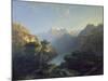 Der Urnersee, 1849-Alexandre Calame-Mounted Giclee Print