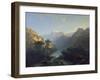 Der Urnersee, 1849-Alexandre Calame-Framed Giclee Print