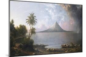 Der Vulkan Omotepe in Nicaragua-Martin Johnson Heade-Mounted Giclee Print