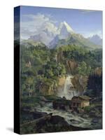 Der Watzmann, 1824-Ludwig Richter-Stretched Canvas