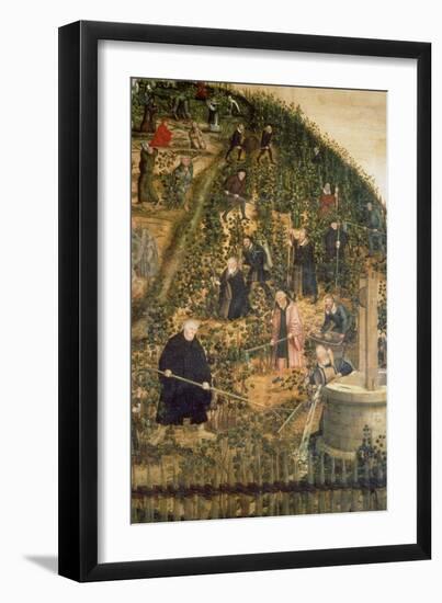 Der Weinberg Des Herrn (Martin Luther Im Weinberg), Epitaph Fuer Paulus Ebe-Lucas Cranach the Elder-Framed Giclee Print