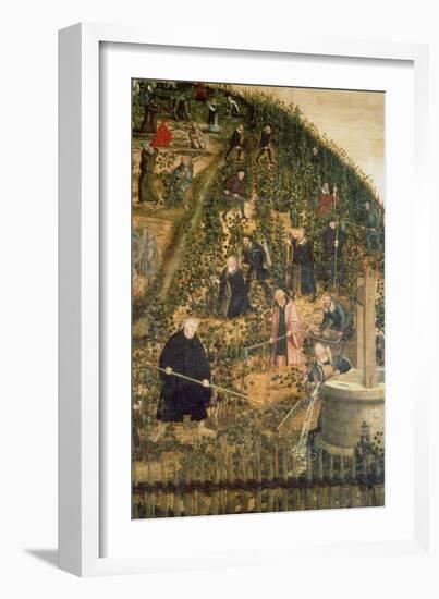 Der Weinberg Des Herrn (Martin Luther Im Weinberg), Epitaph Fuer Paulus Ebe-Lucas Cranach the Elder-Framed Giclee Print