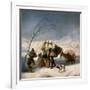 Der Winter (oder: Schneefall). 1786 - 87-Francisco de Goya-Framed Giclee Print