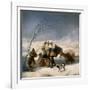 Der Winter (oder: Schneefall). 1786 - 87-Francisco de Goya-Framed Giclee Print