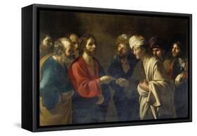 Der Zinsgroschen-Bartolomeo Manfredi-Framed Stretched Canvas