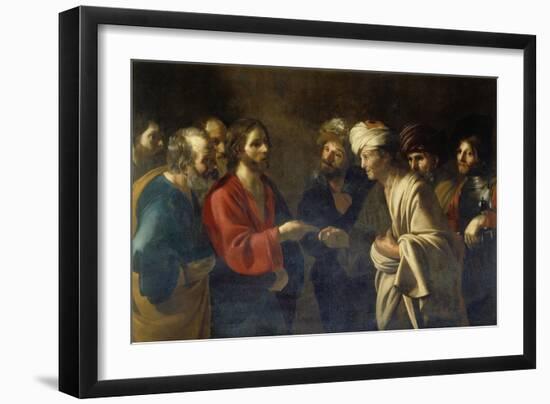 Der Zinsgroschen-Bartolomeo Manfredi-Framed Giclee Print