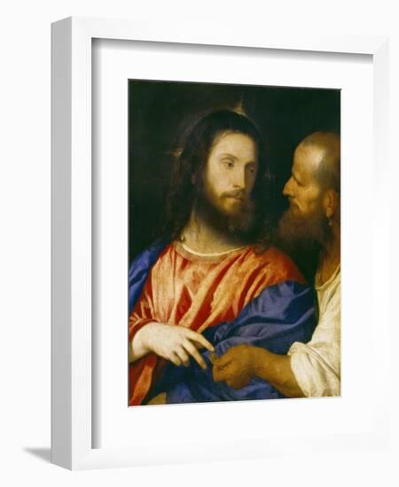 Der Zinsgroschen-Titian (Tiziano Vecelli)-Framed Giclee Print