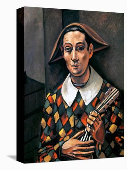 Derain: Harlequin, 1919-Andre Derain-Stretched Canvas