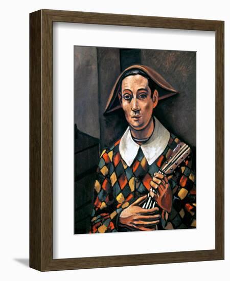 Derain: Harlequin, 1919-Andre Derain-Framed Giclee Print