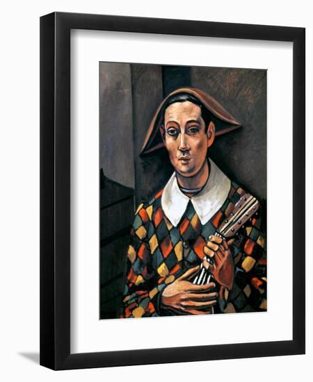 Derain: Harlequin, 1919-Andre Derain-Framed Giclee Print