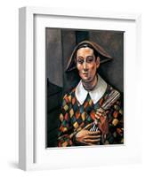 Derain: Harlequin, 1919-Andre Derain-Framed Giclee Print