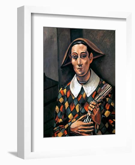 Derain: Harlequin, 1919-Andre Derain-Framed Giclee Print