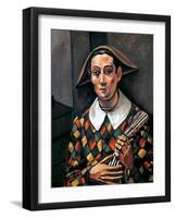 Derain: Harlequin, 1919-Andre Derain-Framed Giclee Print