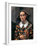 Derain: Harlequin, 1919-Andre Derain-Framed Giclee Print