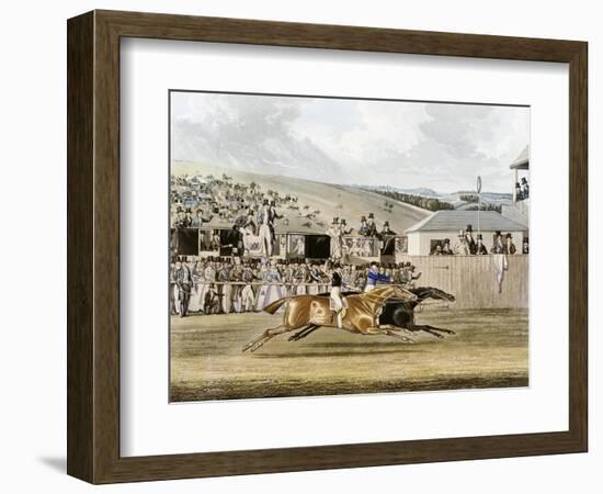 Derby Day at Epsom-R. Reeves-Framed Giclee Print