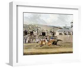 Derby Day at Epsom-R. Reeves-Framed Giclee Print
