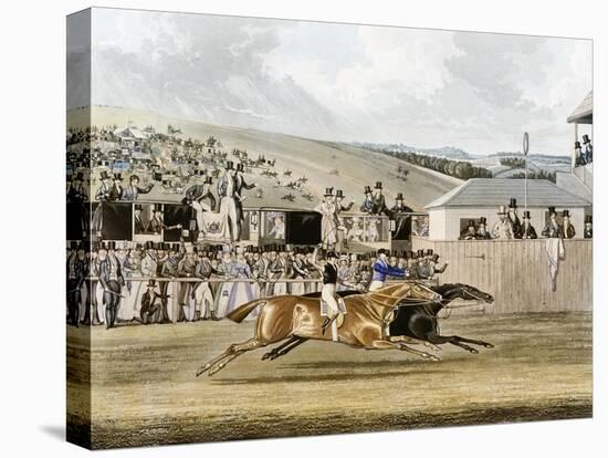 Derby Day at Epsom-R. Reeves-Stretched Canvas