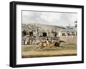 Derby Day at Epsom-R. Reeves-Framed Giclee Print